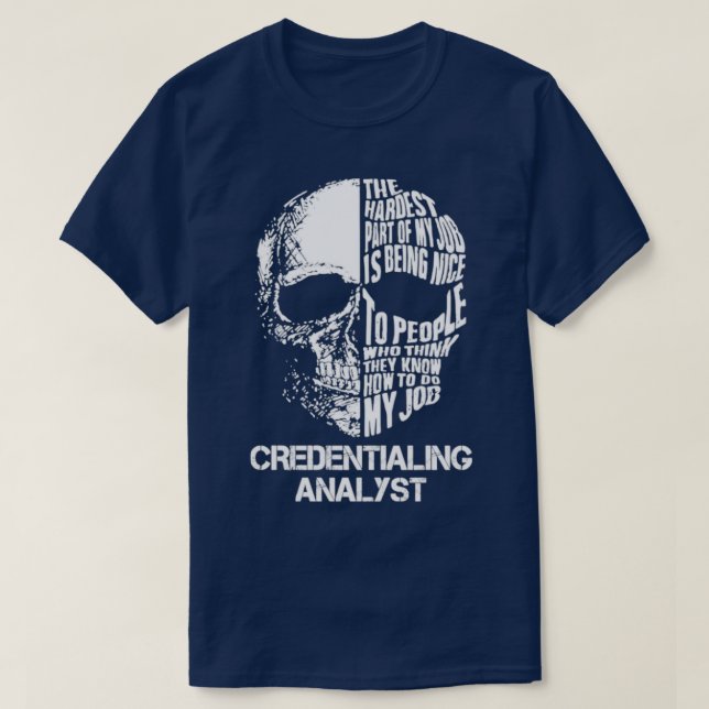 Camiseta Analista de Credenciação (Frente do Design)