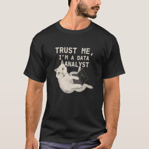 Camiseta Analista de Dados Gato Análise de Dados Cientista