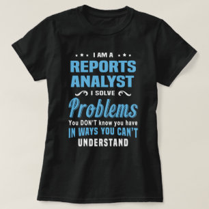 Camiseta Analista de Relatórios