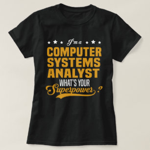 Camiseta Analista de sistemas de computador