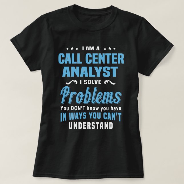 Camiseta Analista do Call Center (Frente do Design)