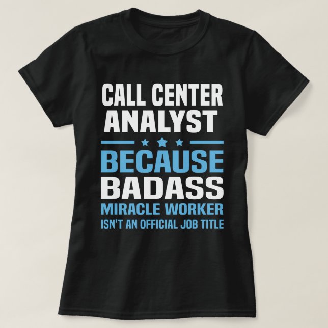 Camiseta Analista do Call Center (Frente do Design)