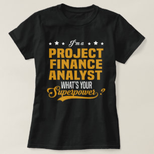 Camiseta Analista do Project Finance