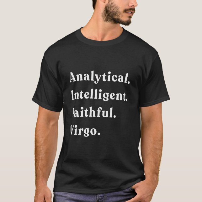 Camiseta Analítico Inteligente - Bastidor de Vírus - Horosc (Frente)