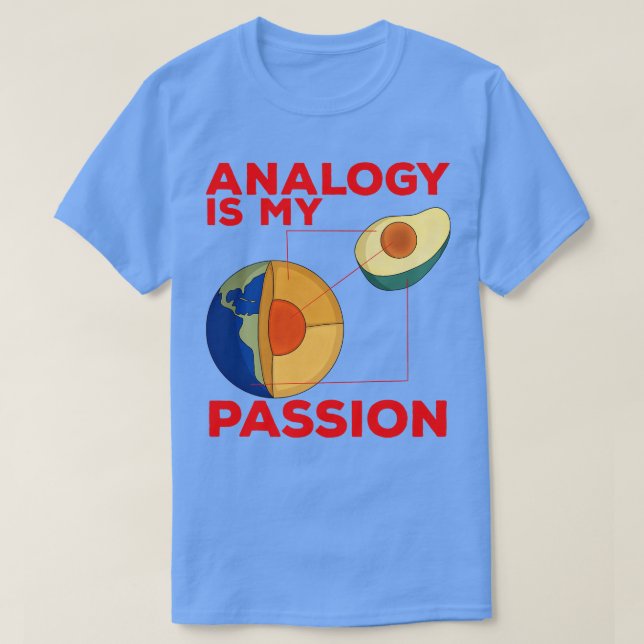Camiseta Analogia É Minha Paixão (Frente do Design)