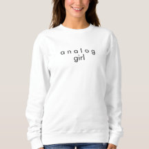 Camiseta Analógica Garota Clássica Branca