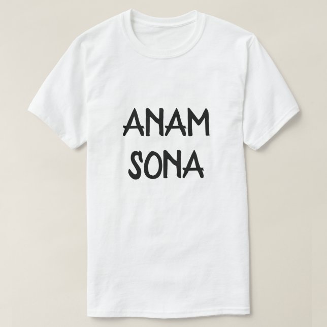 Camiseta anam sona, alma feliz na gaélica escocesa (Frente do Design)