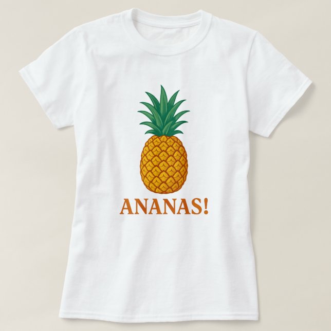 Camiseta Ananas! (Frente do Design)
