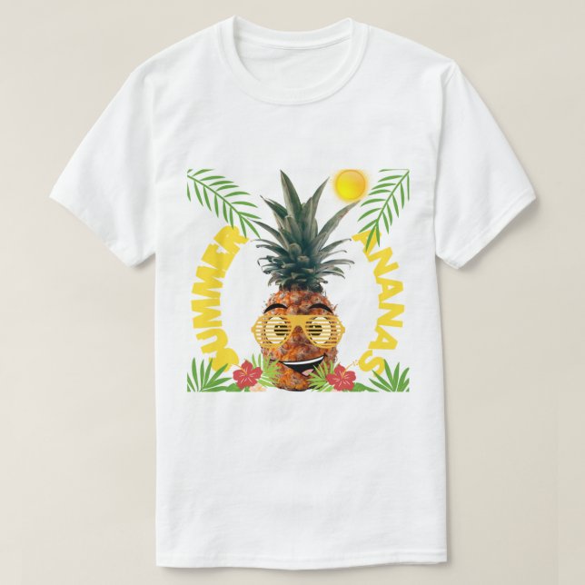 Camiseta Ananas de Verão (Frente do Design)