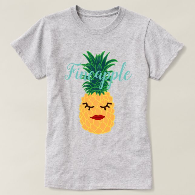 Camiseta Ananás Tropical (Frente do Design)
