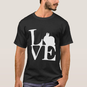 Camiseta Anão Coelho Anão Eu Adoro Bunnies