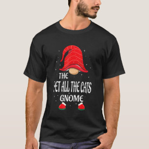 Camiseta Anão da Família Plaid Búfalo para Todos os Gatos