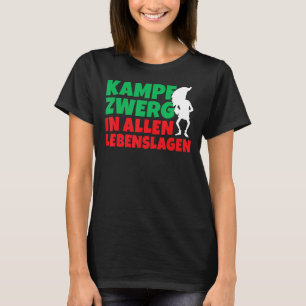 Camiseta Anão de batalha em todos os percursos de vida, anã