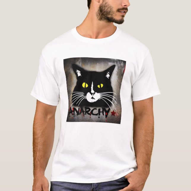 CAMISETA "ANARCHY CAT" (Frente)