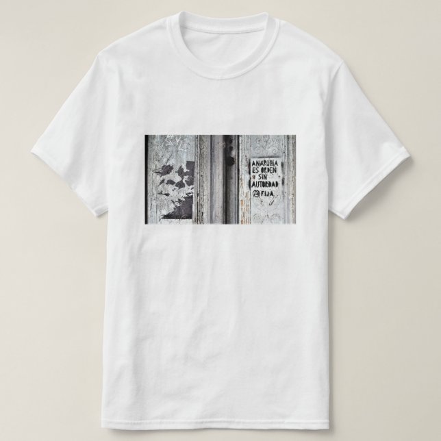 Camiseta Anarquía (Frente do Design)
