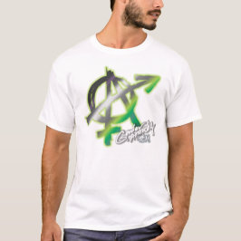Camiseta Anarquia de Gênero (impressão frontal) - Cores de