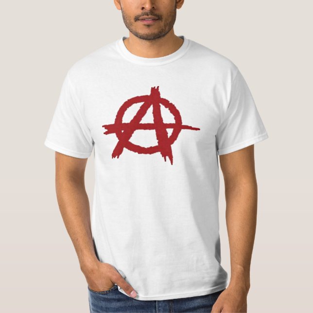 Camiseta Anarquia-vermelho (Frente)