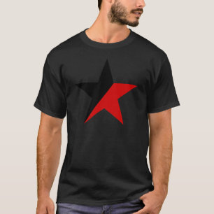 Camiseta Anarquismo preto e vermelho do