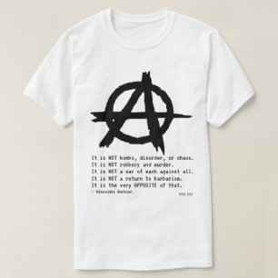 Camiseta Anarquista Alexander Berkman O Que É Uma Citação A