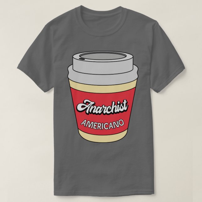Camiseta Anarquista Americano (Frente do Design)