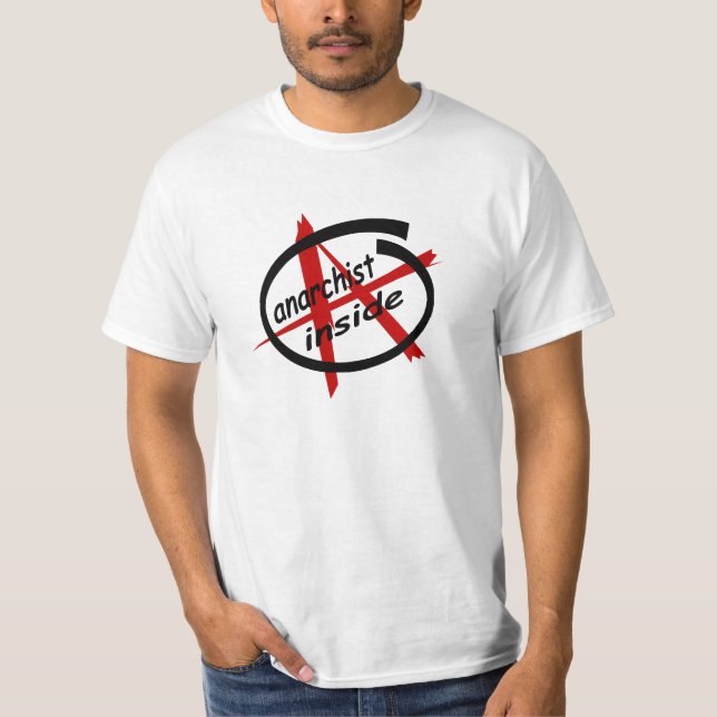 Camiseta Anarquista para dentro (Frente)