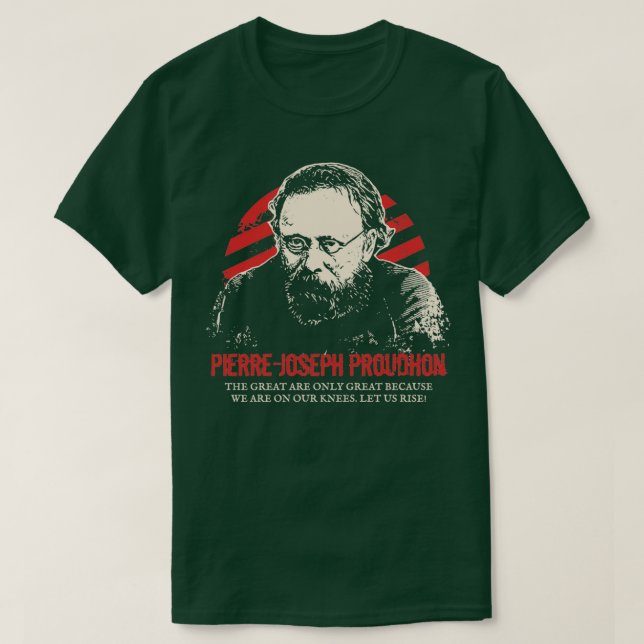 Camiseta Anarquistas PierreJoseph Proudhon (Frente do Design)