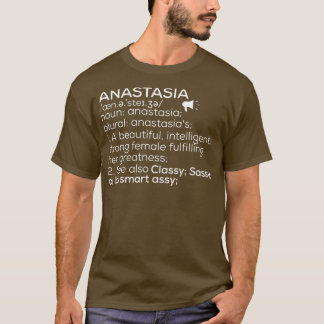 Camiseta Anastasia Anastasia Definição Anastasia Fema