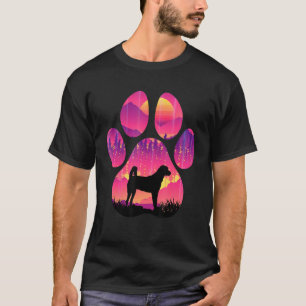 Camiseta Anatólia Shepherd Paw Mãe Pai Cães Homens