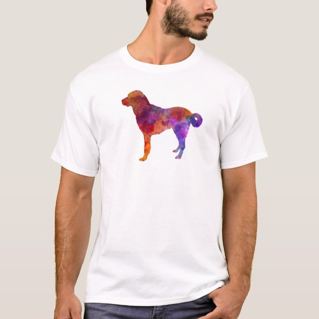 Camiseta Anatolian Shepherd Dog in watercolor (Frente)