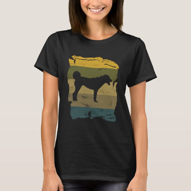 Camiseta Anatolian Shepherd Retro Silhouette for Kangal Own (Frente)