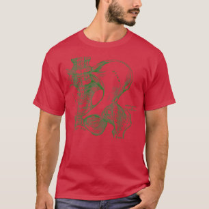 Camiseta Anatomia antiga Pélvis Humano