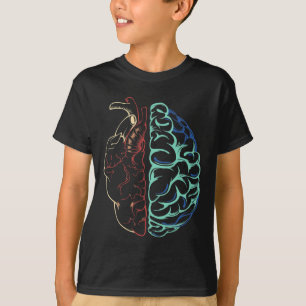 Camiseta Anatomia Cérebro Mental Neurodiversidade E Cardíac