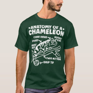 Camiseta Anatomia Chameleon De Camaleão 1