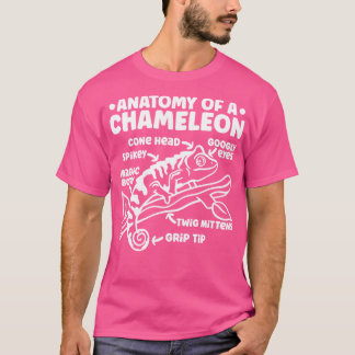 Camiseta Anatomia Chameleon De Camaleão 1