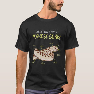 Camiseta Anatomia Cobra Hook Nosed Cobra Natter Hognose Sna