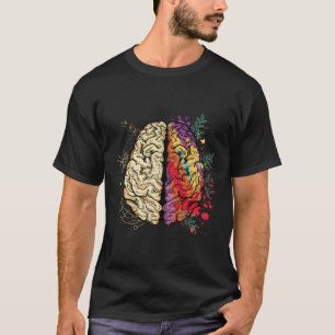 Camiseta Anatomia Criativa E Lógica Do Cérebro Hu