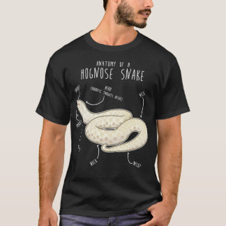 Camiseta Anatomia da Cobra de Hognose da neve