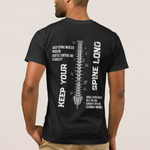 Camiseta Anatomia da Estabilidade Espinhal Longa