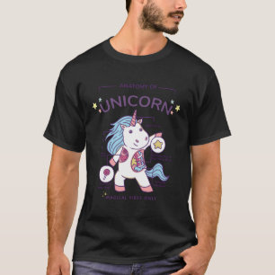 Camiseta Anatomia Da Imagem Inspiracional Unicórn