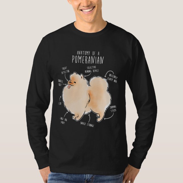 Camiseta Anatomia da Pomerânia (Frente)