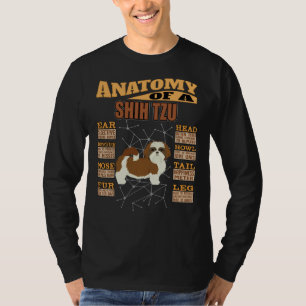 Camiseta Anatomia De A Shih Tzu Shih Tzu