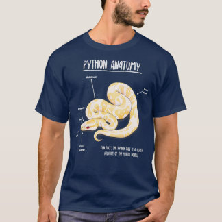 Camiseta Anatomia de Albino Python