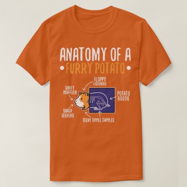 Camiseta Anatomia De Batata De Furto (Frente do Design)