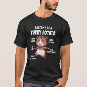 Camiseta Anatomia De Batata De Furto Para Um Lover De Porco