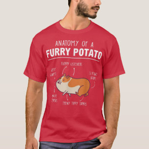 Camiseta Anatomia De Batata Furada Para Guiné Pig Lo