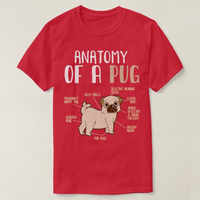 Camiseta Anatomia de Cachorro Cachorro Cachorro Cachorro Ca (Frente do Design)