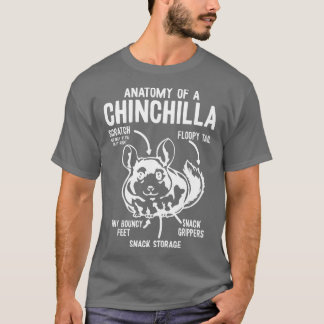 Camiseta Anatomia De Chinchilla Chinchillas