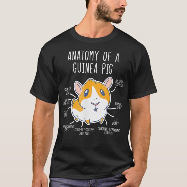 Camiseta Anatomia de cobaias (Frente)