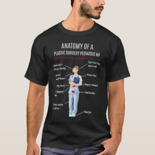 CAMISETA ANATOMIA DE ENFERMEIRO DE UMA CIRURGIA PLÁSTICA PE