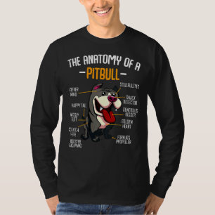 Camiseta Anatomia De Pitbull Funny Pitbull